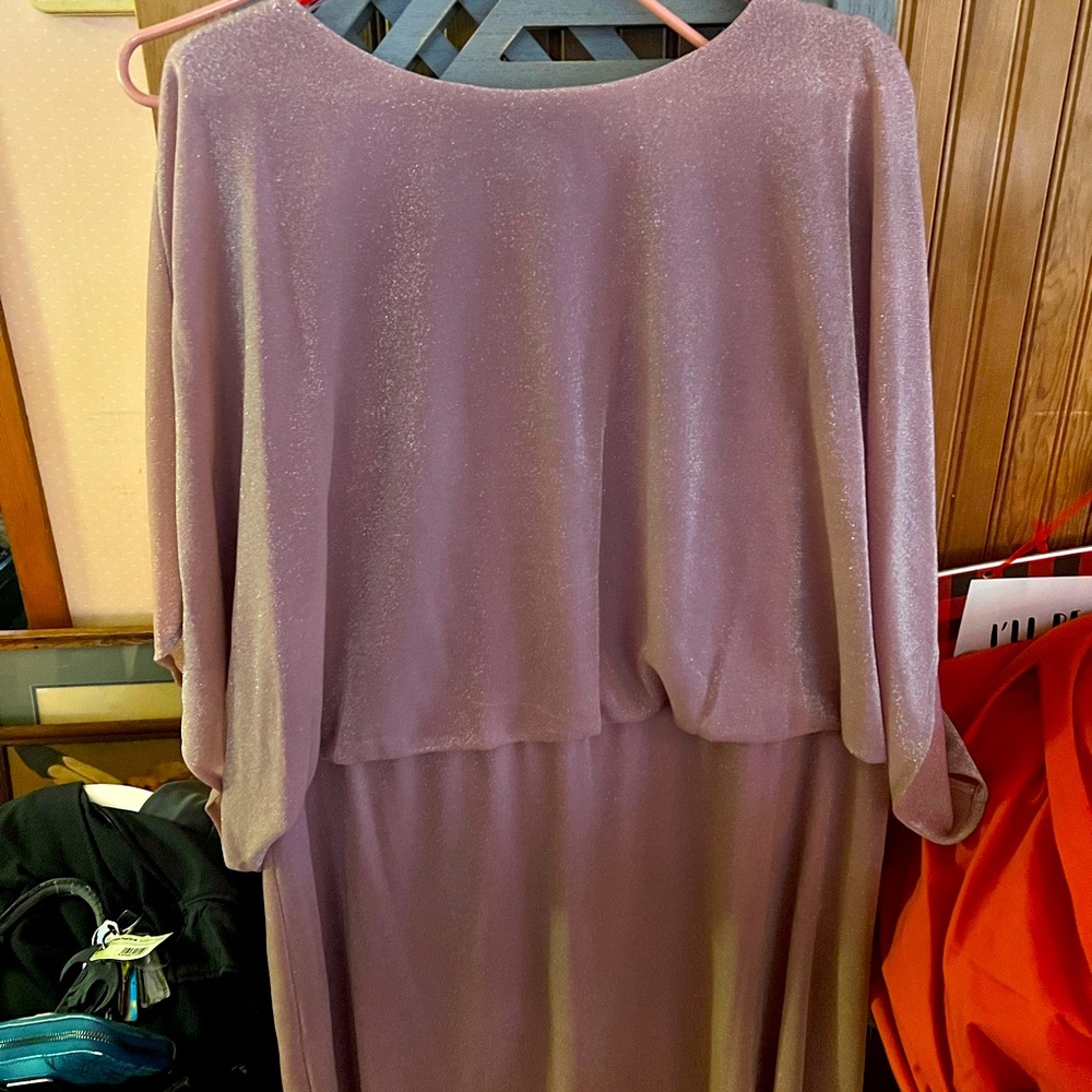 Women’s 18W shimmery pink dress by Jessica Howard
